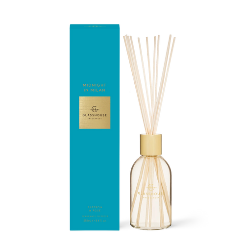 GLASSHOUSE DIFFUSER MIDNIGHT IN MILAN 250ML