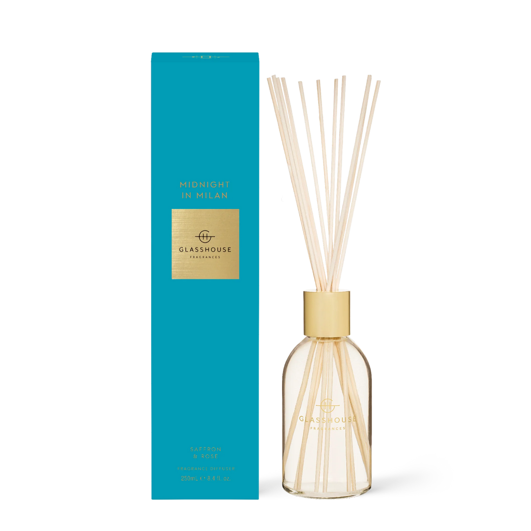 GLASSHOUSE DIFFUSER MIDNIGHT IN MILAN 250ML