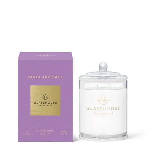 Glasshouse Moon and Back 380g candle