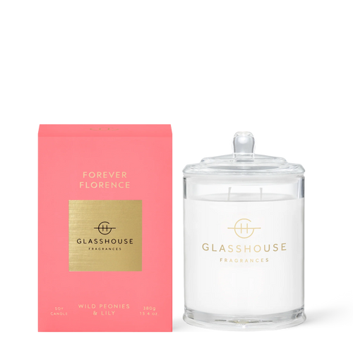GLASSHOUSE CANDLE FOREVER FLORENCE 380G