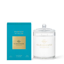 GLASSHOUSE CANDLE MIDNIGHT IN MILAN 380G