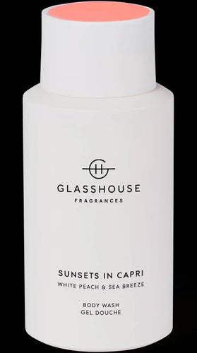 GLASSHOUSE SUNSETS IN CAPRI BODY WASH