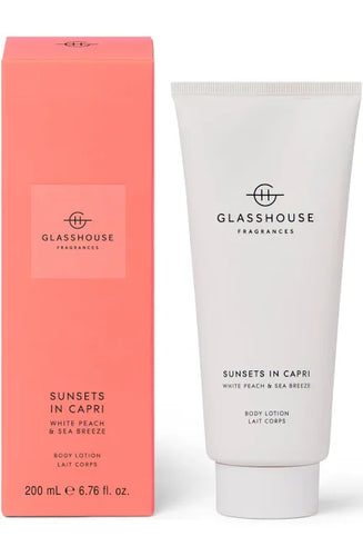 GLASSHOUSE SUNSETS IN CAPRI BODY LOTION