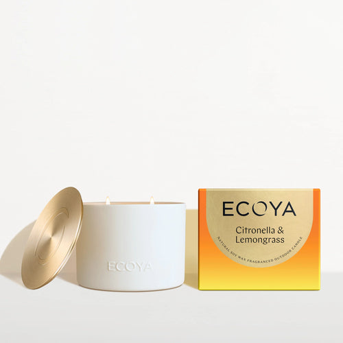 ECOYA Citronella & Lemongrass Outdoor Candle