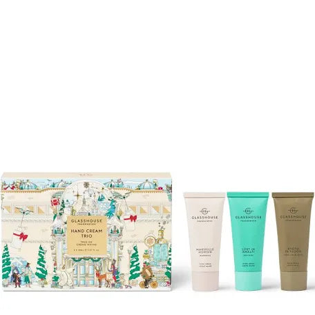 GLASSHOUSE Hand Cream Trio Gift Set