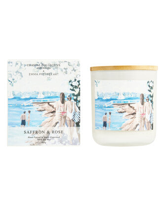 COASTAL COLLECTIVE AUSTRALIA Limited Edition - Saffron & Rose candle 400g