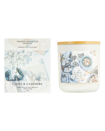 COASTAL COLLECTIVE LIMITED-EDITION CLOVE & CASHMERE CANDLE 400G
