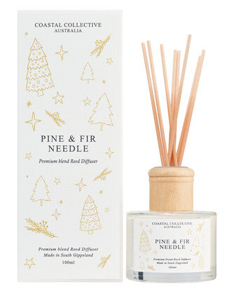 COASTAL COLLECTIVE CHRISTMAS PINE & FIR NEEDLES DIFFUSER