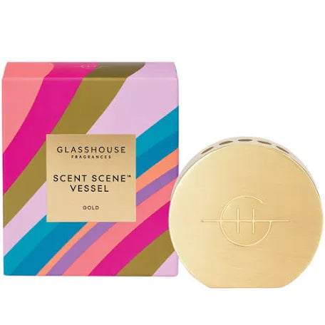 GLASSHOUSE METAL VESSEL GOLD