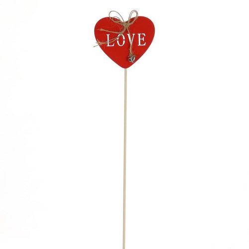 Valentines Day LOVE Heart Pick