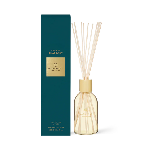 GLASSHOUSE Velvet Rhapsody Diffuser 250ml - Flowers of Phillip Island