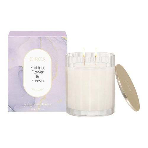 Circa 350g candle Cotton Flower and Freesia