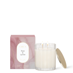 Circa 350g candle Rose and Lychee